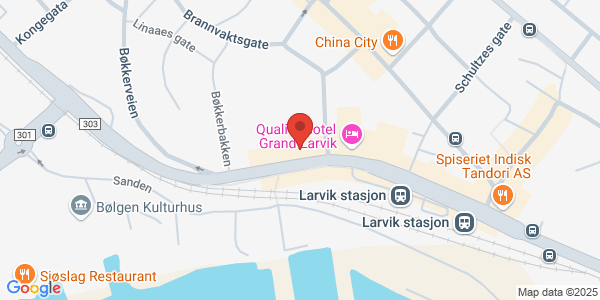 Map displaying event location