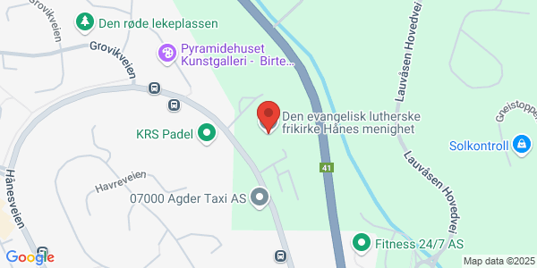 Map displaying event location