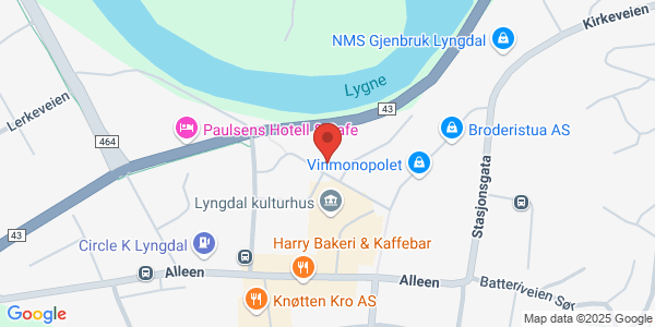 Map displaying event location