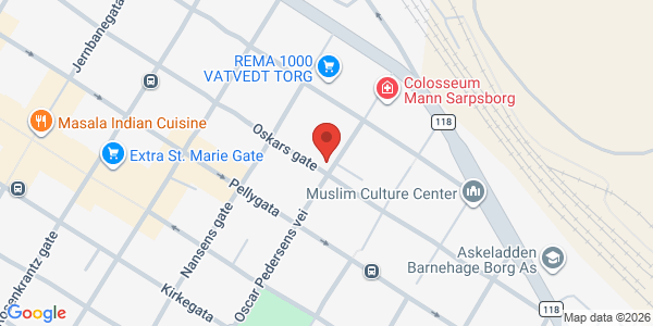 Map displaying event location