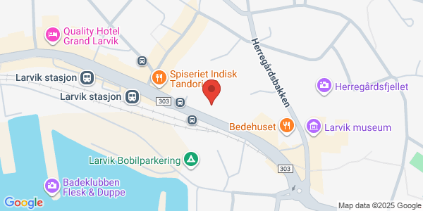 Map displaying event location