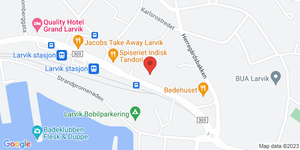 Map displaying event location