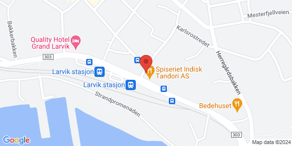 Map displaying event location