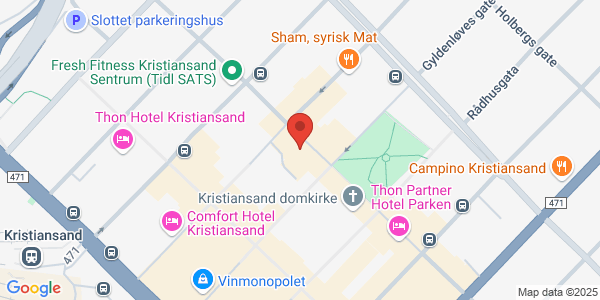 Map displaying event location