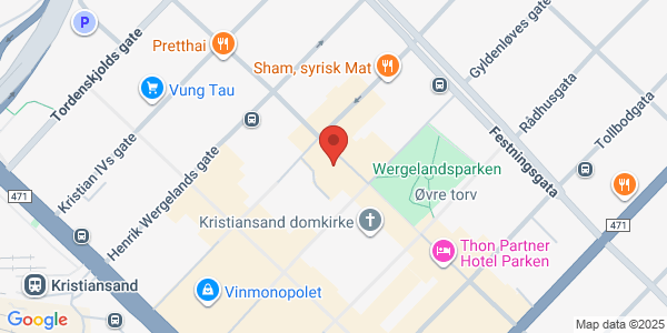 Map displaying event location