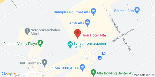 Map displaying event location