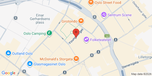 Map displaying event location