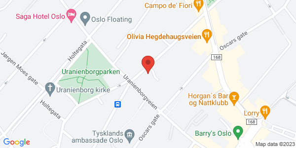 Map displaying event location