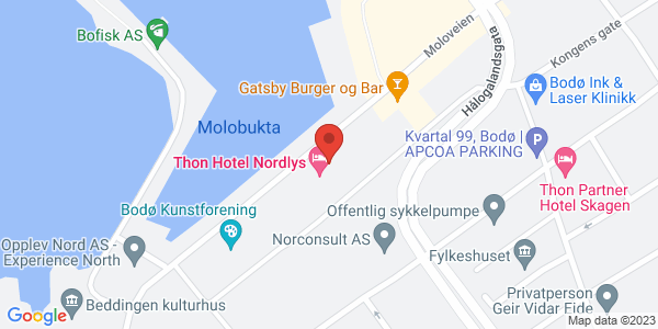 Map displaying event location