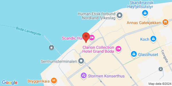Map displaying event location