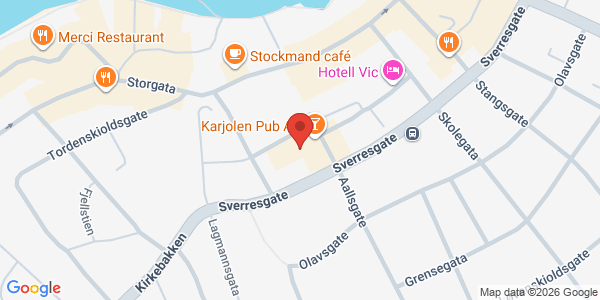 Kart som viser hvor arrangementet foregår