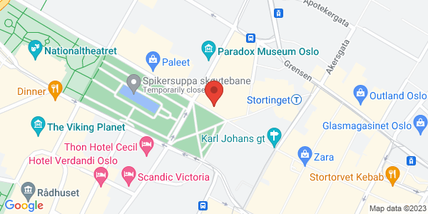 Map displaying event location