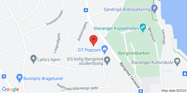 Kart som viser hvor arrangementet foregår