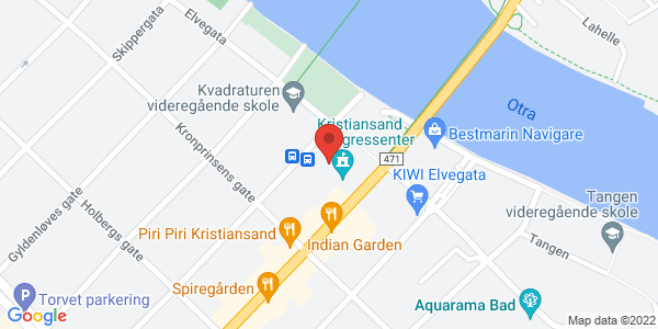 Map displaying event location