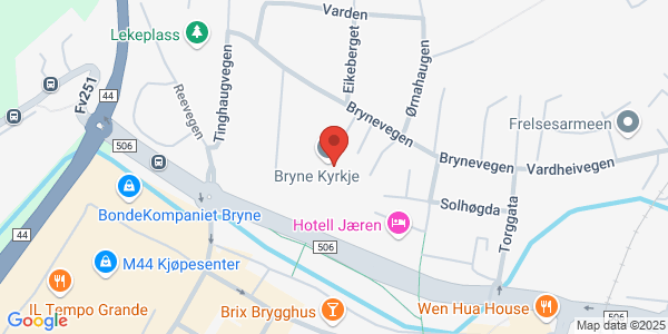 Map displaying event location