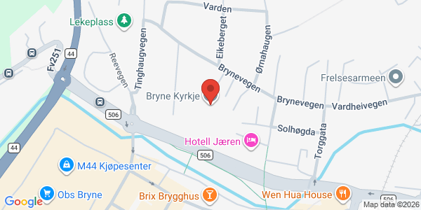 Map displaying event location