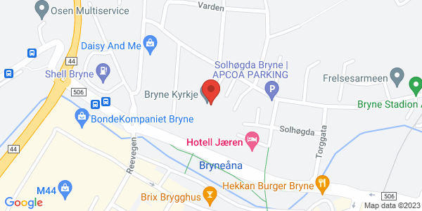 Map displaying event location
