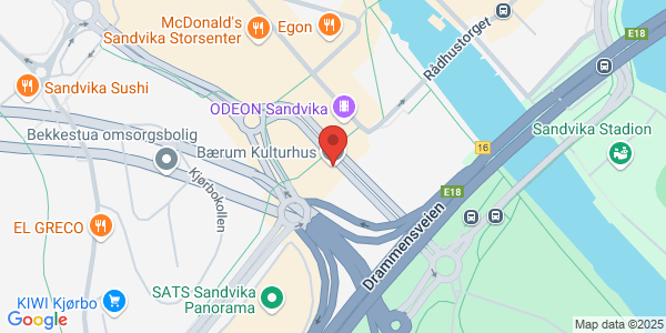 Map displaying event location