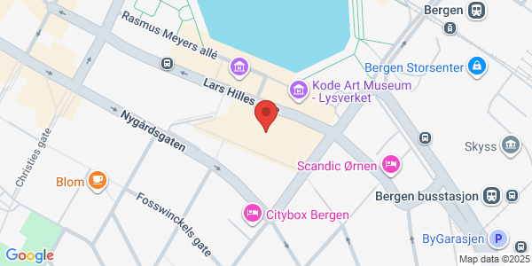 Map displaying event location