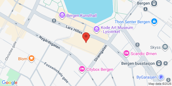 Map displaying event location