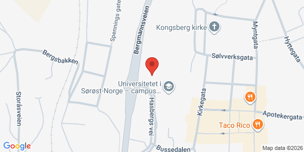 Kart som viser hvor arrangementet foregår