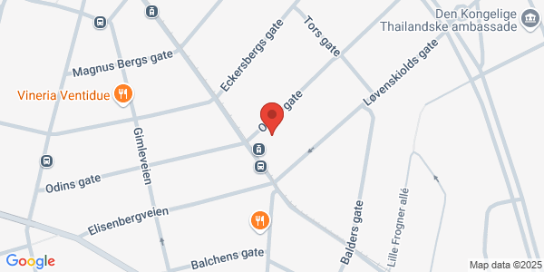 Map displaying event location