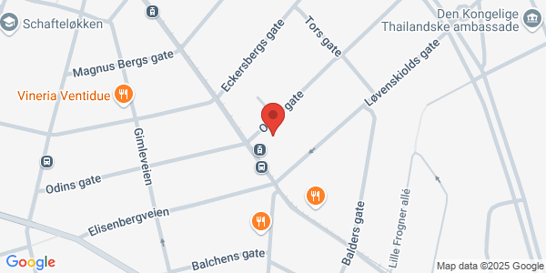 Map displaying event location