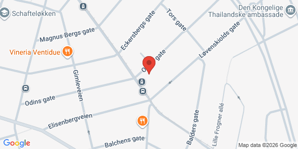 Map displaying event location