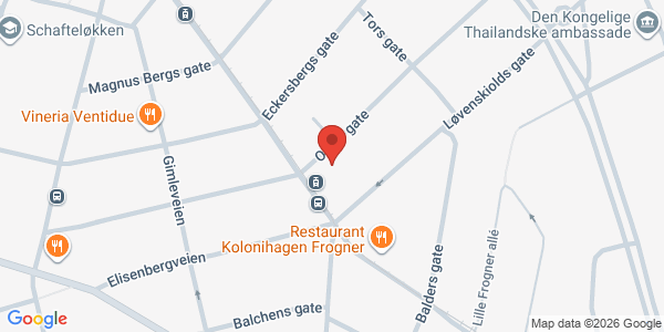 Map displaying event location