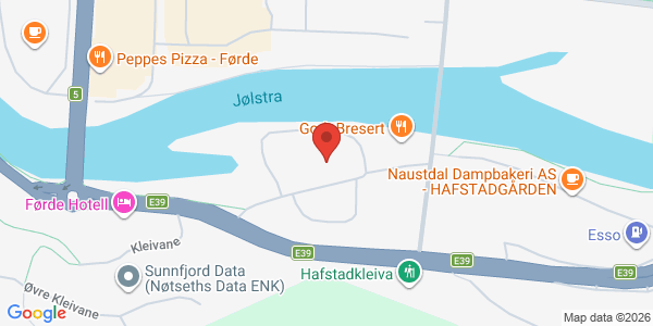 Kart som viser hvor arrangementet foregår