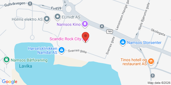 Map displaying event location