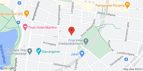 Map displaying event location