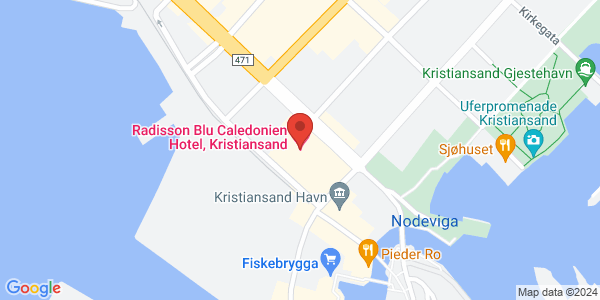 Map displaying event location