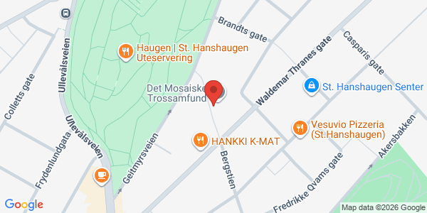 Kart som viser hvor arrangementet foregår