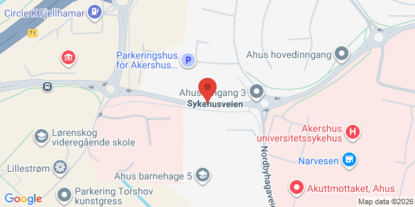 Kart som viser hvor arrangementet foregår