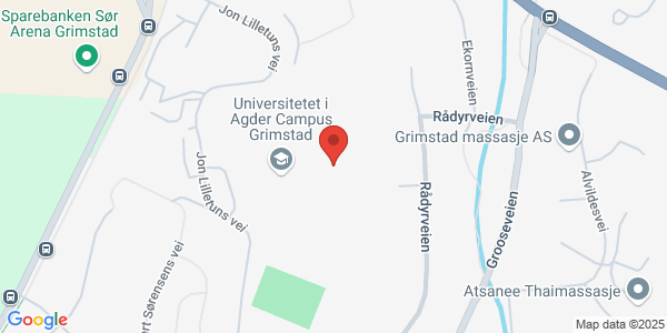 Map displaying event location