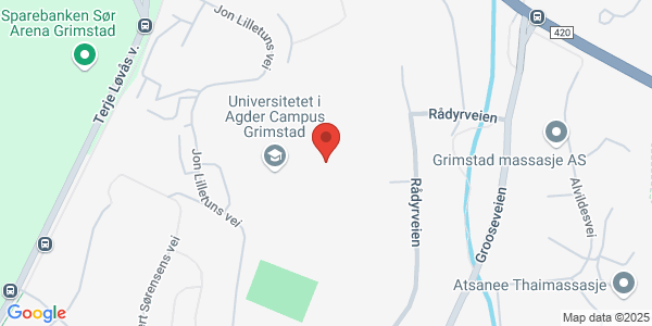 Map displaying event location