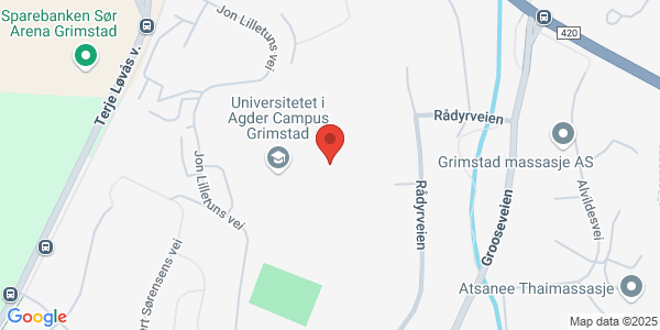 Map displaying event location