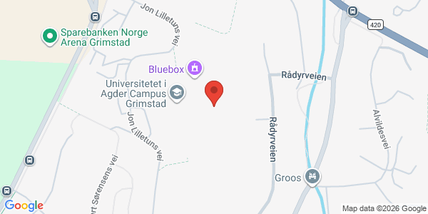 Map displaying event location