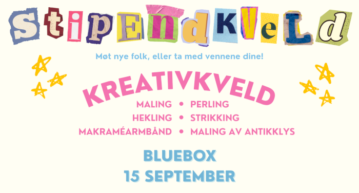 Kreativ stipendkveld