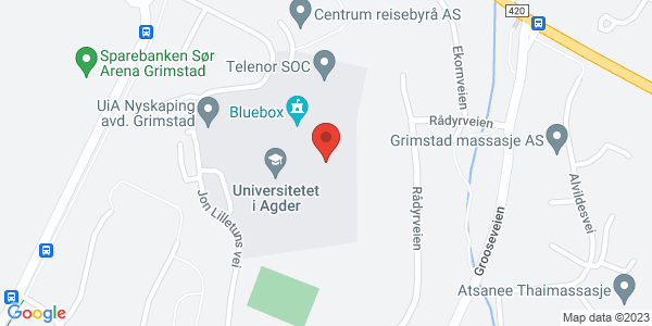 Map displaying event location