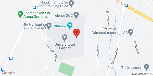 Map displaying event location