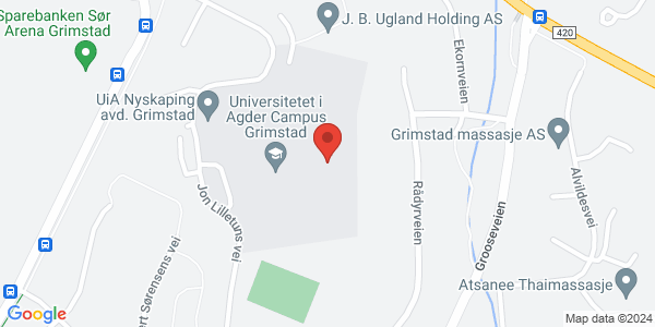 Map displaying event location