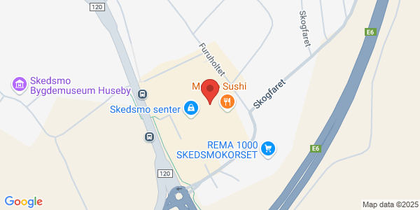 Map displaying event location