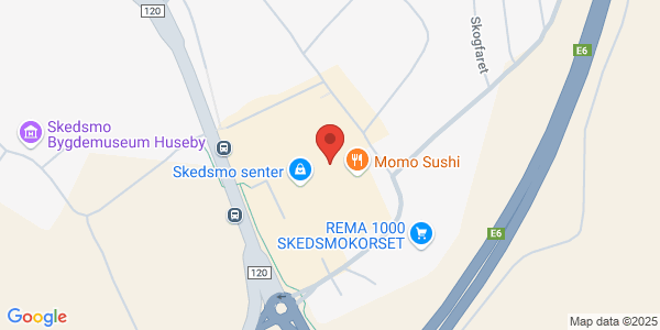 Map displaying event location