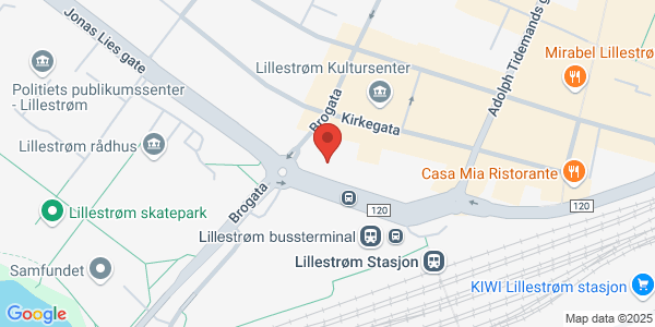 Kart som viser hvor arrangementet foregår