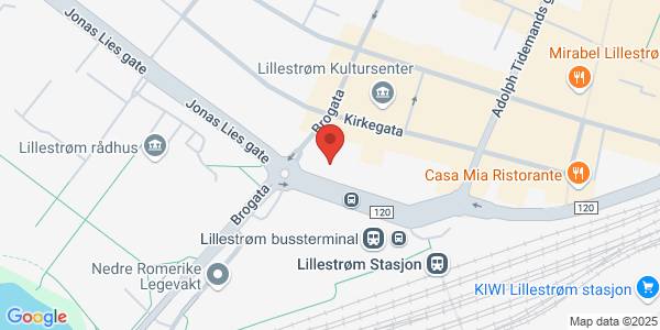 Map displaying event location