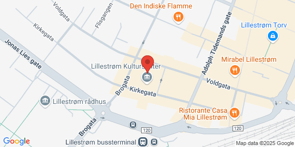 Map displaying event location