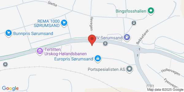 Map displaying event location