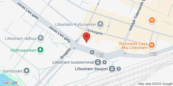 Map displaying event location